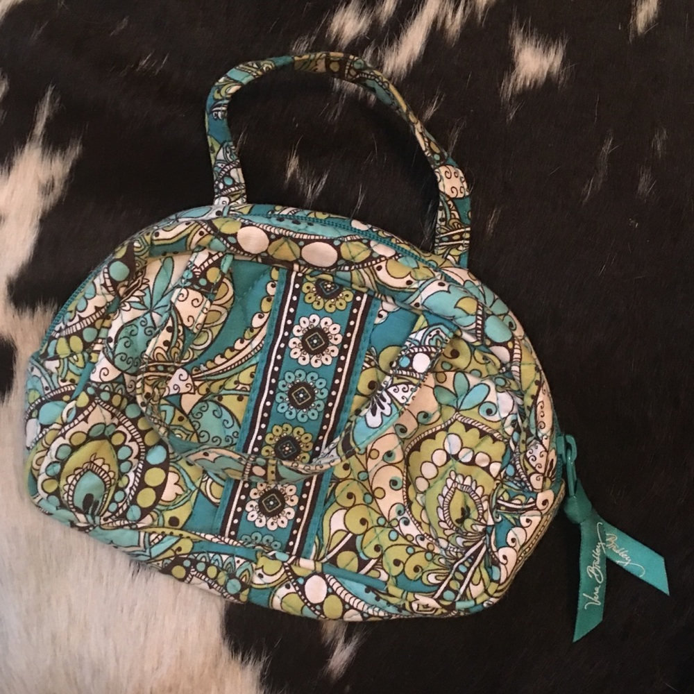 Rare Vera Bradley Retired Peacock Pattern Bag - image 1